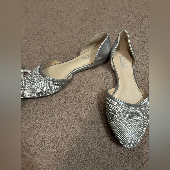 Flat sparkly heels only worn twice ! - Picture 1 of 2